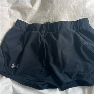 Under Armour Black Athletic Shorts Lightweight Breathable Design